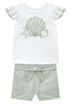Conjunto de Shorts Infantil Menina Milon Conjunto de Shorts Infantil Menina Milon