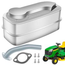 Conjunto de Silenciador com Tubo de Escape e Junta para Tratores de Grama JD Conjunto de Silenciador com Tubo de Escape e Junta para Tratores de Grama JD