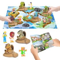 Conjunto de simulação de brinquedo de bebê dinossauro Dinosaur Volcano Action Figure Scene Game Pad Conjunto de simulação de brinquedo de bebê dinossauro Dinosaur Volcano Action Figure Scene Game Pad