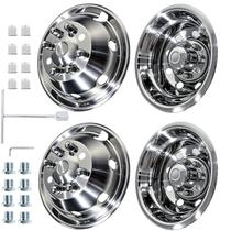 Conjunto de Simuladores de Rodas Hightall 16" 8 Furos em Aço Inoxidável