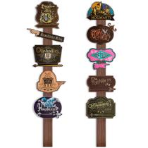 Conjunto de sinais direcionais CON*QUEST Harry Potter Wizarding World Conjunto de sinais direcionais CON*QUEST Harry Potter Wizarding World