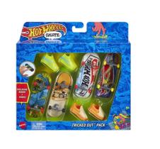 Conjunto de Skate de Dedo Hot Wheels Mattel