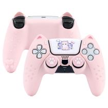 Conjunto de skins para controle PS5 GeekShare Cute Cat Paw Pink