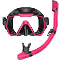 Conjunto de Snorkel Honlanor para Adultos com Máscara Antivazamento e Antineblina Conjunto de Snorkel Honlanor para Adultos com Máscara Antivazamento e Antineblina