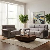 Conjunto de Sofá 2 e 3 Lugares África Conjunto de Sofá 2 e 3 Lugares África