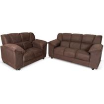 Conjunto De Sofá 2 E 3 Lugares Hellen Aguaia Velut Cafe Conjunto De Sofá 2 E 3 Lugares Hellen Aguaia Velut Cafe