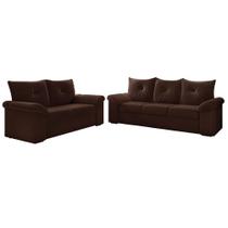 Conjunto de Sofá 2 e 3 Lugares Taurus Veludo Mamflex Conjunto de Sofá 2 e 3 Lugares Taurus Veludo Mamflex