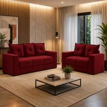 Conjunto de Sofa 3x2 Lugares Santa Catarina Bacetto Conjunto de Sofa 3x2 Lugares Santa Catarina Bacetto