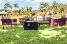 Conjunto De Sofá Completo Em Corda Náutica P/sala E Varanda Conjunto De Sofá Completo Em Corda Náutica P/sala E Varanda