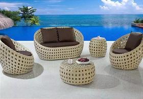 Conjunto de Sofá de Jardim Duty com Poltronas Área Externa