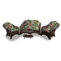 Conjunto de Sofá Fibra Sintética Janaína - 1 Sofá 2L + 2 Poltronas + 1 Mesa Centro - Tecido Saquarema Conjunto de Sofá Fibra Sintética Janaína - 1 Sofá 2L + 2 Poltronas + 1 Mesa Centro - Tecido Saquarema