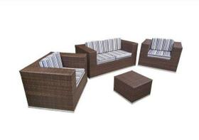 Conjunto de Sofá Fibra Sintética Quadrado - 1 Sofá 2L + 2 Poltronas + 1 Mesa Centro - Alanta Conjunto de Sofá Fibra Sintética Quadrado - 1 Sofá 2L + 2 Poltronas + 1 Mesa Centro - Alanta