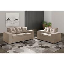 Conjunto de Sofá Sergipe 2 e 3 Lugares Suede