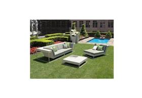 Conjunto De Sofa Sofa Cama Em Fibra Para Area Externa Jardim