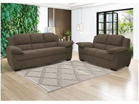 Conjunto de Sofás 2 e 3 Lugares Carmel Linoforte