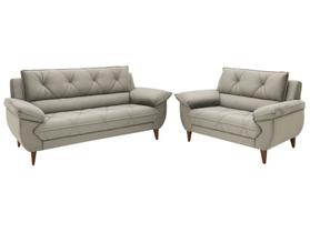 Conjunto de Sofás 2 e 3 Lugares Malbec Linoforte