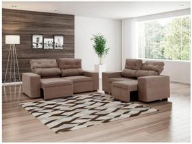 Conjunto de Sofás 2 e 3 Lugares Retrátil e Conjunto de Sofás 2 e 3 Lugares Retrátil e