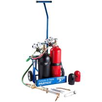 Conjunto de Solda e Corte Oxigênio/Acetileno sem Maleta 14 Peças Condor Conjunto de Solda e Corte Oxigênio/Acetileno sem Maleta 14 Peças Condor