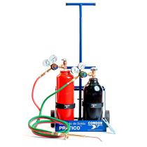 Conjunto de solda Oxigênio/Acetileno Economy Prático - 410151 - Condor