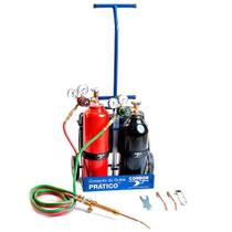 Conjunto de solda Oxigênio/Acetileno Prático - 407350