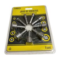 Conjunto de soquete 9 pcs elite Conjunto de soquete 9 pcs elite
