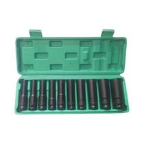 Conjunto De Soquete De Impacto Métrico De Unidade De 1/2 ", 10 Peças, Conjunto De Soquete Profundo