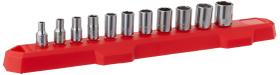 Conjunto de soquetes Craftsman CMMT12041 1/4" Drive 6 pontos e 11 peças