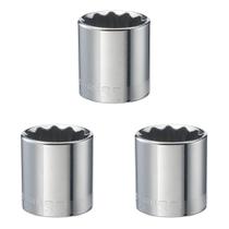 Conjunto de soquetes CRAFTSMAN CMMT44245 CM 1/2-IN DR 32MM 12PT (pacote com 3)