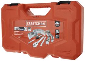 Conjunto de soquetes CRAFTSMAN Drive 3/8 polegadas e 61 peças para mecânicos