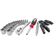 Conjunto de soquetes CRAFTSMAN Drive for Mechanics, 63 peças CMMT45063 Conjunto de soquetes CRAFTSMAN Drive for Mechanics, 63 peças CMMT45063