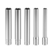 Conjunto De Soquetes De 6 Pontas 3/8 Com Adaptador De Chave De Torque E Soquetes Longos E Curtos Em