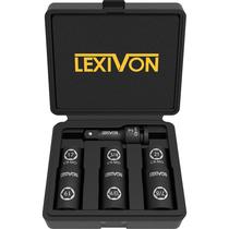 Conjunto de soquetes de impacto LEXIVON LX-111, porca de 6 alças, tamanho 17-21 mm