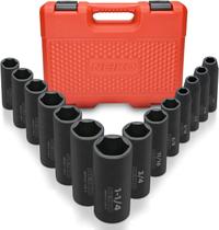 Conjunto de soquetes de impacto NEIKO 02476A 1/2 14 peças de 6 pontos SAE