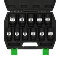 Conjunto de soquetes de impacto TecoTek de 11 peças Deep Metric 27 mm - 41 mm Conjunto de soquetes de impacto TecoTek de 11 peças Deep Metric 27 mm - 41 mm