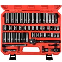 Conjunto de soquetes de impacto Wrench WETT de 50 unidades, 8-22 mm, SAE/Metric