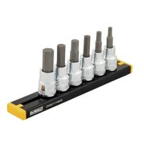 Conjunto de Soquetes Dewalt DWMT17001 - 3/8" Drive, 6 Peças Métricas Hexadecimais Conjunto de Soquetes Dewalt DWMT17001 - 3/8" Drive, 6 Peças Métricas Hexadecimais