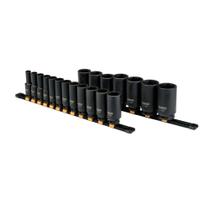 Conjunto de Soquetes DEWALT DWMT19239 - 1/2" Drive SAE 6 PT - 19 Peças Conjunto de Soquetes DEWALT DWMT19239 - 1/2" Drive SAE 6 PT - 19 Peças