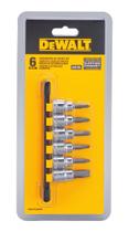 Conjunto de soquetes e chaves de fenda DEWALT DWMT 3/8 DR 6PC