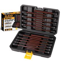 Conjunto de soquetes ELEAD Extra-Long Allen Hex Bit 20 peças 3/8"