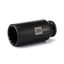 Conjunto de soquetes EMENTOL 1/2 Drive Deep Spindle Exle Nut 30mm Conjunto de soquetes EMENTOL 1/2 Drive Deep Spindle Exle Nut 30mm