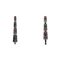 Conjunto de soquetes Flip Impact Driver Klein Tools 9 em 1 com 8 hexagonais