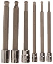 Conjunto de soquetes Hex Bit CRAFTSMAN 3/8 Drive Long Ball de 6 peças