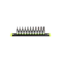 Conjunto de soquetes Hex Bit GripEdge de 11 peças com unidade de 1/4" SAE Conjunto de soquetes Hex Bit GripEdge de 11 peças com unidade de 1/4" SAE