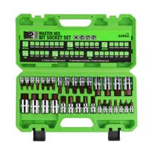 Conjunto de soquetes Hex Bit SWANLAKE 32 peças SAE e Metric Conjunto de soquetes Hex Bit SWANLAKE 32 peças SAE e Metric