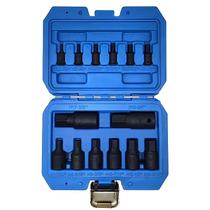Conjunto de soquetes JEUCLEL Impact Grade Allen Bit 14 unidades SAE Hex Drive Conjunto de soquetes JEUCLEL Impact Grade Allen Bit 14 unidades SAE Hex Drive