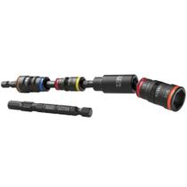 Conjunto de soquetes Klein Tools 32984 Impact Flip Swivel de 6 peças