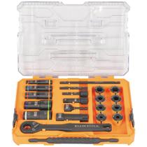 Conjunto de soquetes Klein Tools 65240 KNECT Impact 20 peças SAE