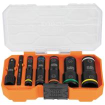 Conjunto de soquetes Klein Tools 65618 KNECT Flip-10 SAE 10 unidades