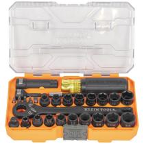 Conjunto de Soquetes Klein Tools KNECT Essential - 28 Peças 3/8"