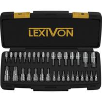 Conjunto de soquetes LEXIVON Master TORX Bit 34 peças LX-149